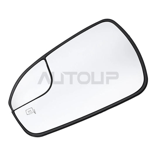 Mirror Glass Heated Left Driver Side Door Wing for Ford Fusion (2013–2020)