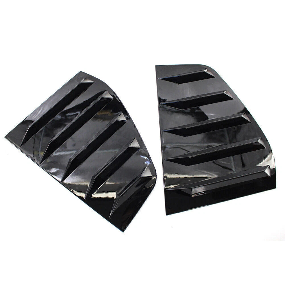 Rear Door Window Triangle Gloss Black Trims for Volkswagen Golf (2009-2013)