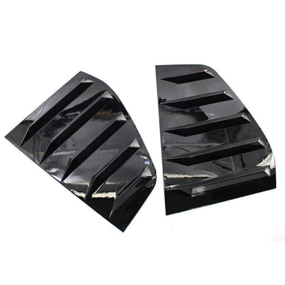 Rear Door Window Triangle Gloss Black Trims for Volkswagen Golf (2009-2013)