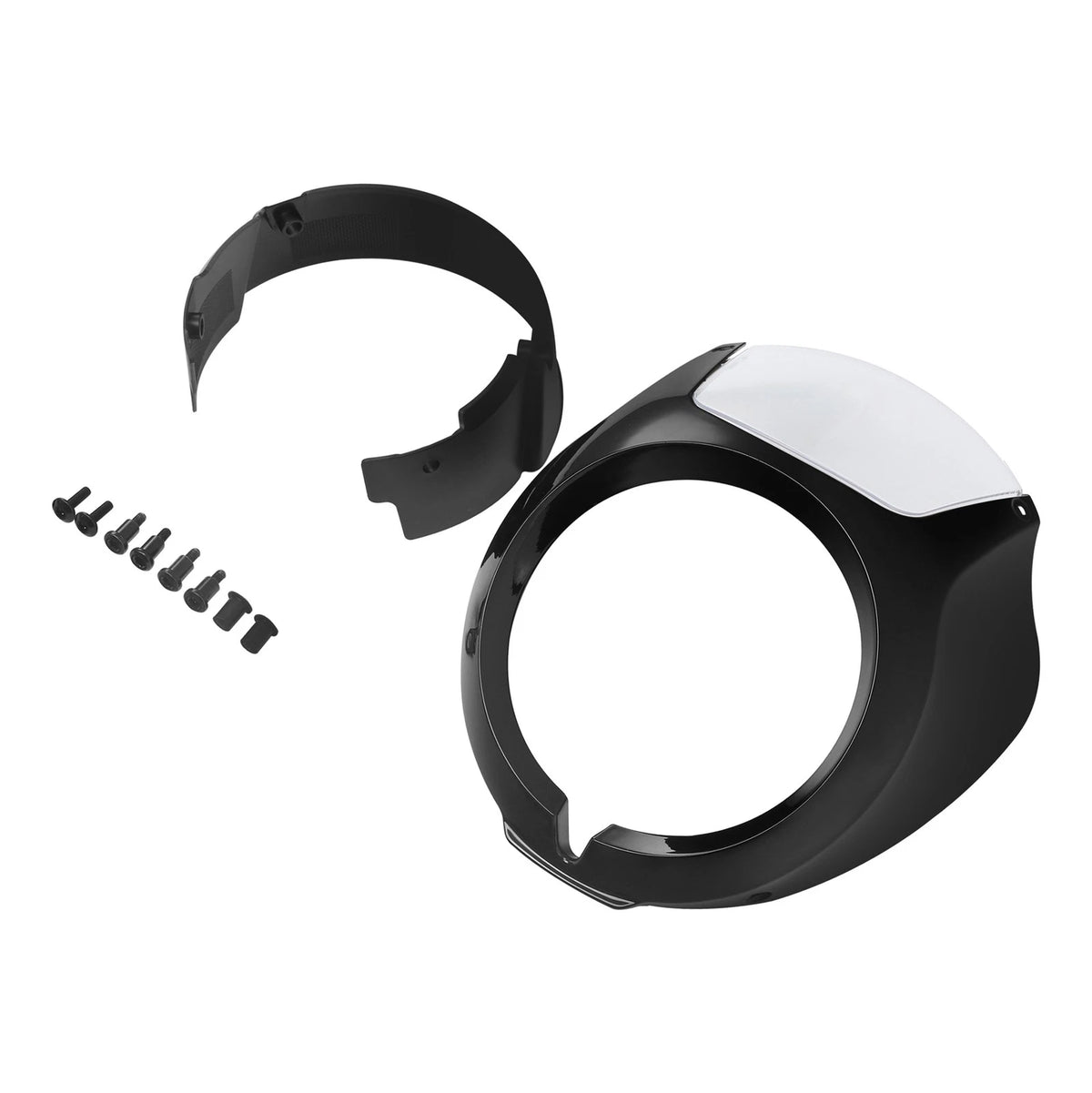 Vivid Black Headlight Fairing & Windshield for Honda Rebel CMX1100 (2021-2025)