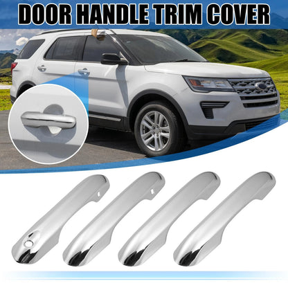 4pcs Exterior Door Handle Cover Trim for Ford Explorer (2020-2022)