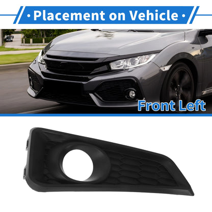 Front Left Fog Light Grill for Honda City (2015-2018)