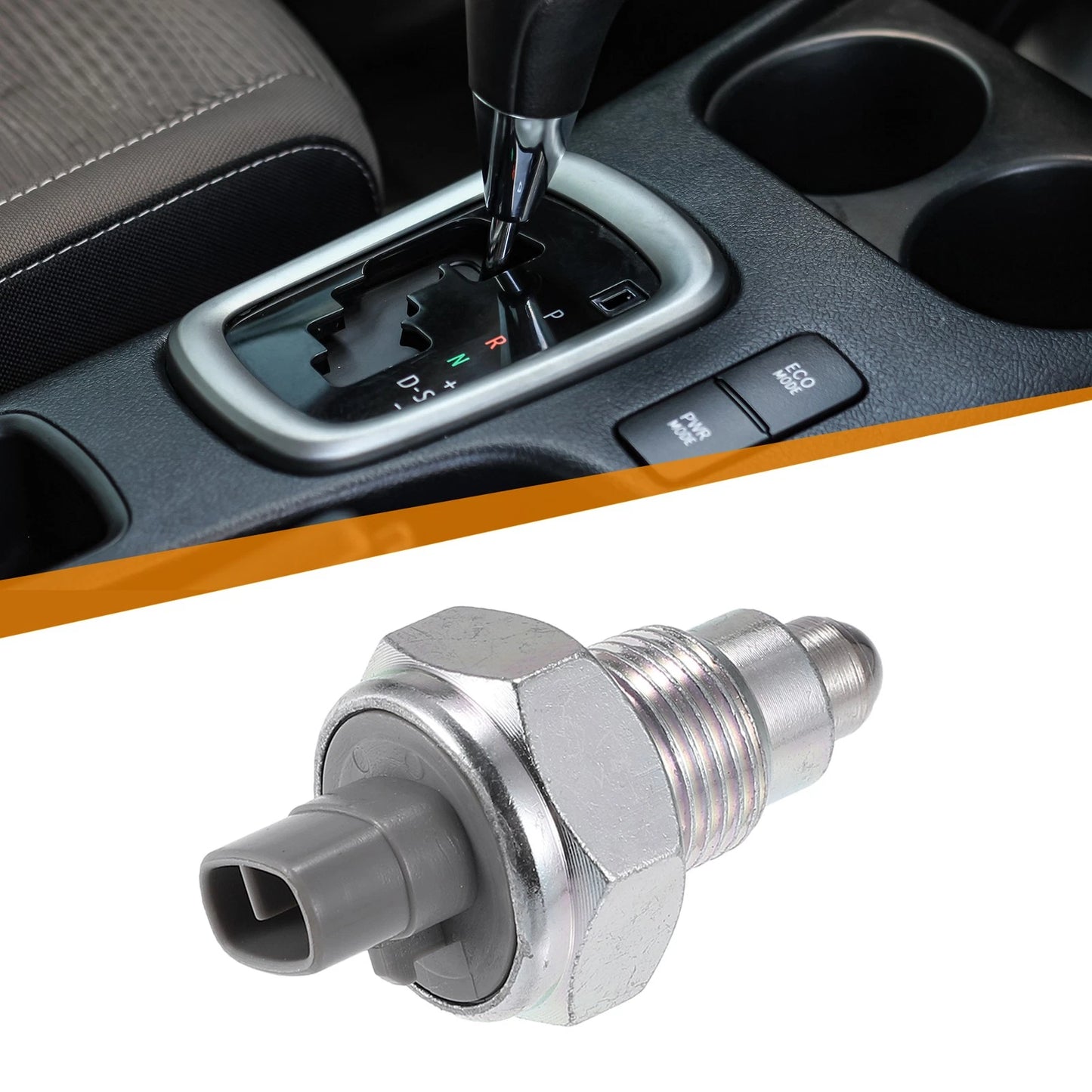 Back-up Lamp Switch for Toyota 4Runner (1987) - Metal Plastic Silver Gray