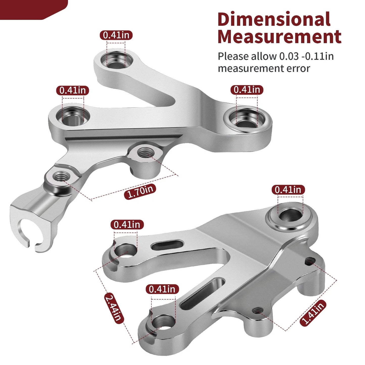 2 x Footpeg Bracket for Kawasaki Ninja ZX-9R ZX9R ZX900 (1998–2003)