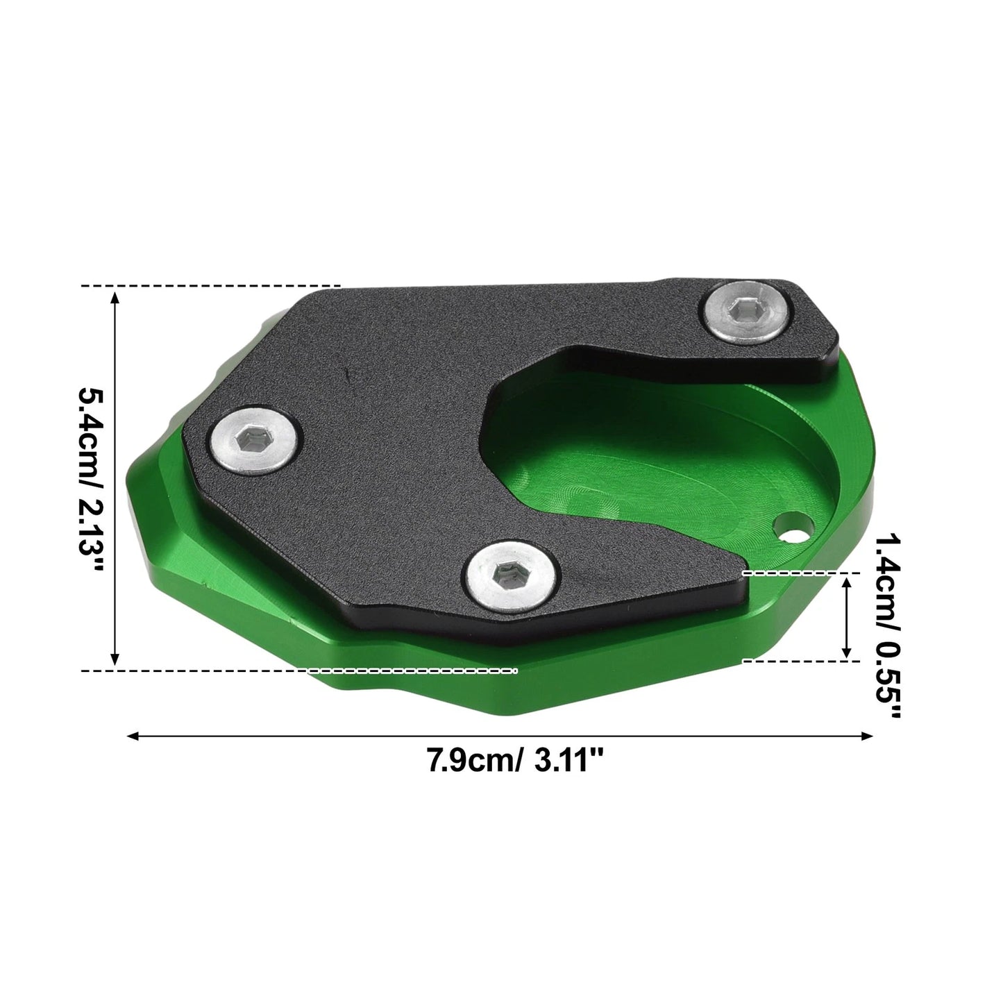 Set Motorcycle Kickstand Pad for KAWASAKI Z900RS (18–22)