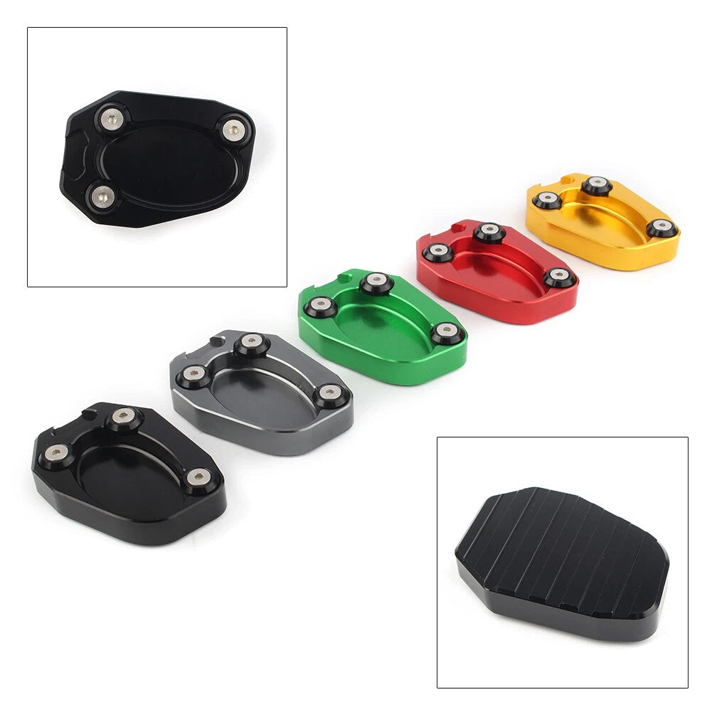 CNC Kickstand Side Stand Extension Pad for Kawasaki Ninja ZX6R ZX10R (09-14)