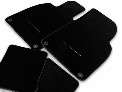Floor Mats for Audi SQ8 LHD Carpet Black Germany Flag (2020-2022)