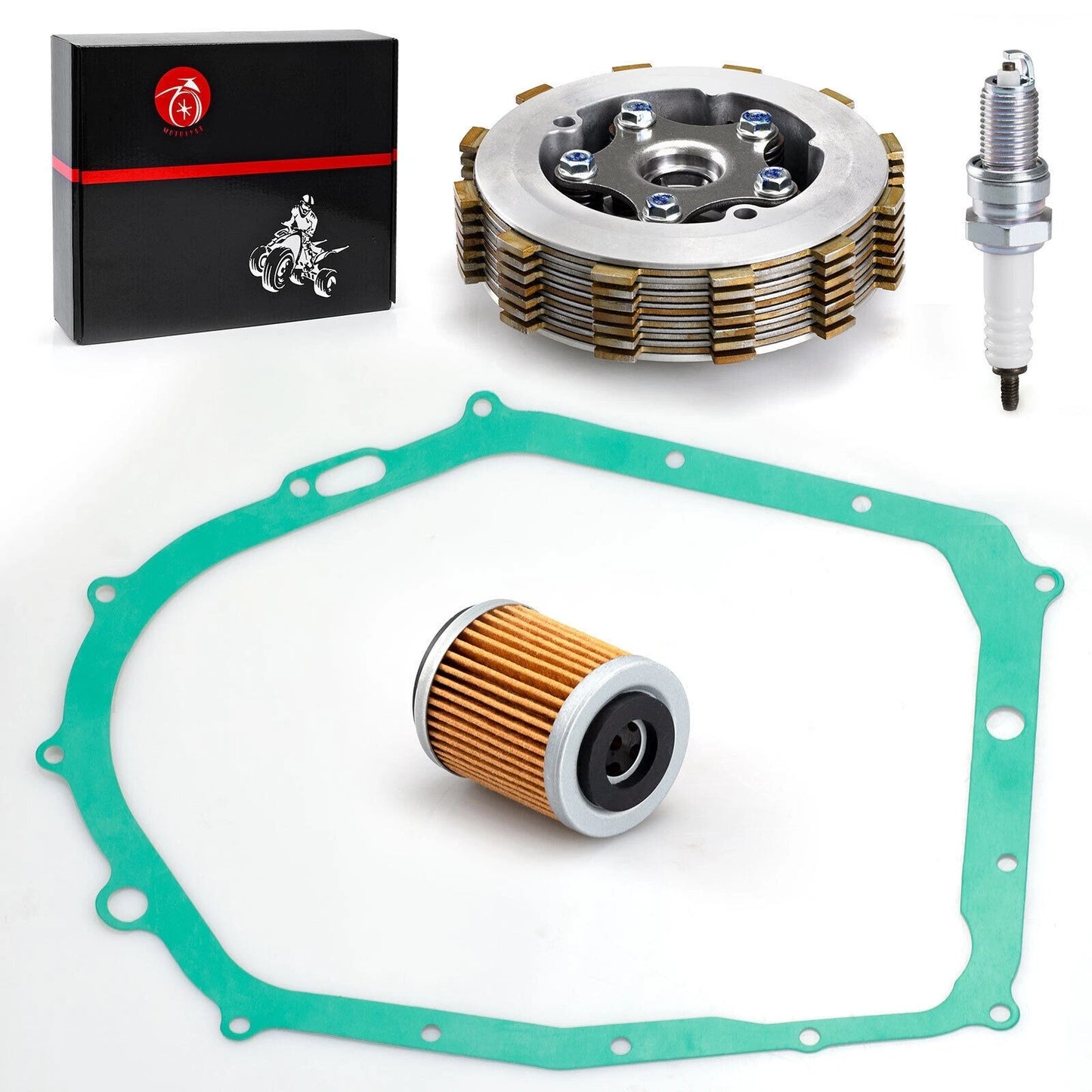 Heavy Duty Clutch Assembly with Gasket for Yamaha Kodiak 400 (1993–1998)