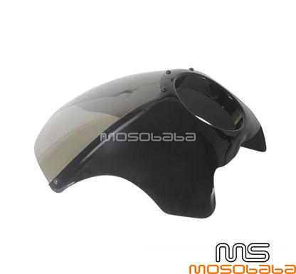 Smoke Headlight Fairing Windshield for Harley Sportster XL883 XL1200 Dyna (2004-2023)