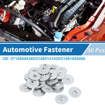 Heat Protection Mounting Nut Clips for BMW 228i (2014-2016) - 30 Pcs