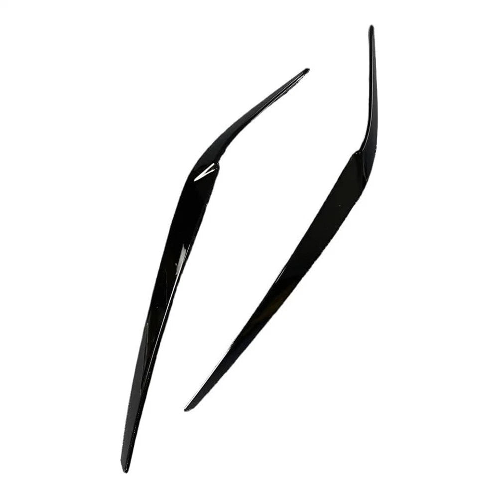 Gloss Black Headlight Eyelid Trim for BMW 5 Series G30 2017-2023