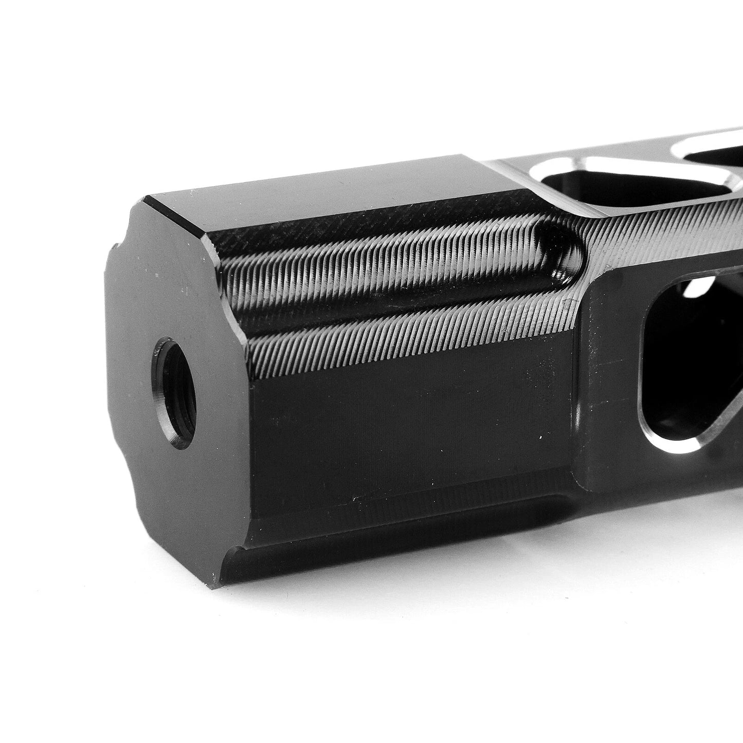 8.5" Riser Kit for Dyna (Universal) - Black/White Aluminum