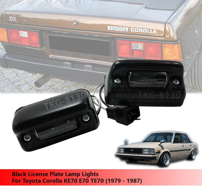License Plate Lamp Light for Toyota Corolla KE70 E70 TE70 (1979-1987)