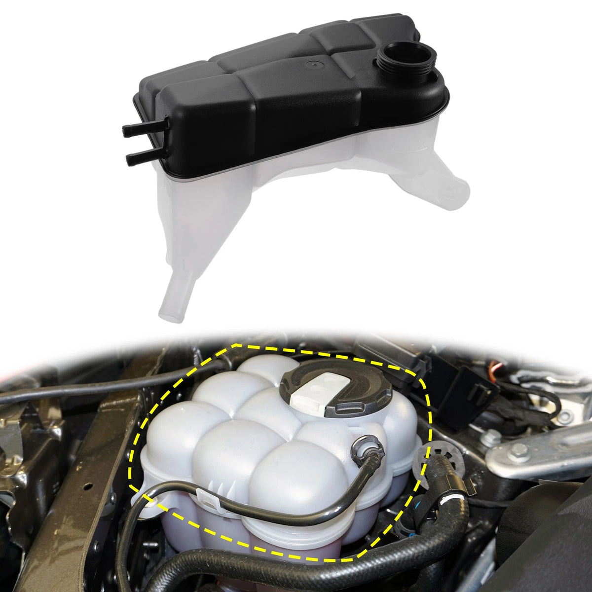 Coolant Radiator Reservoir Tank for Ford Mondeo MK3 (2000-2007)