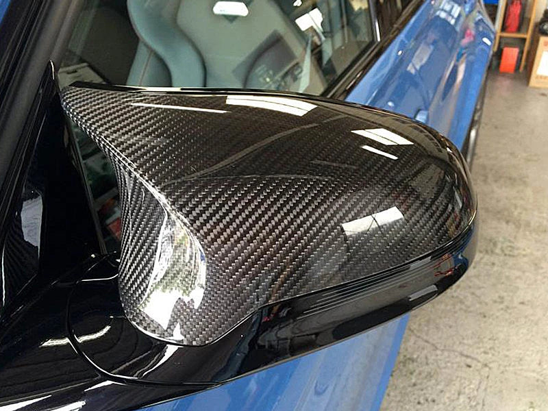 Carbon Fiber Side Mirror Covers for BMW F80 M3 F82 F83 M4 (2012-2019)