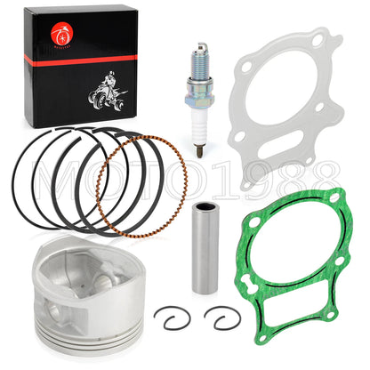 .75mm O.S Engine Top End Piston Gasket Kit for Honda Recon 250 TRX250TE/TM (2002–2009)