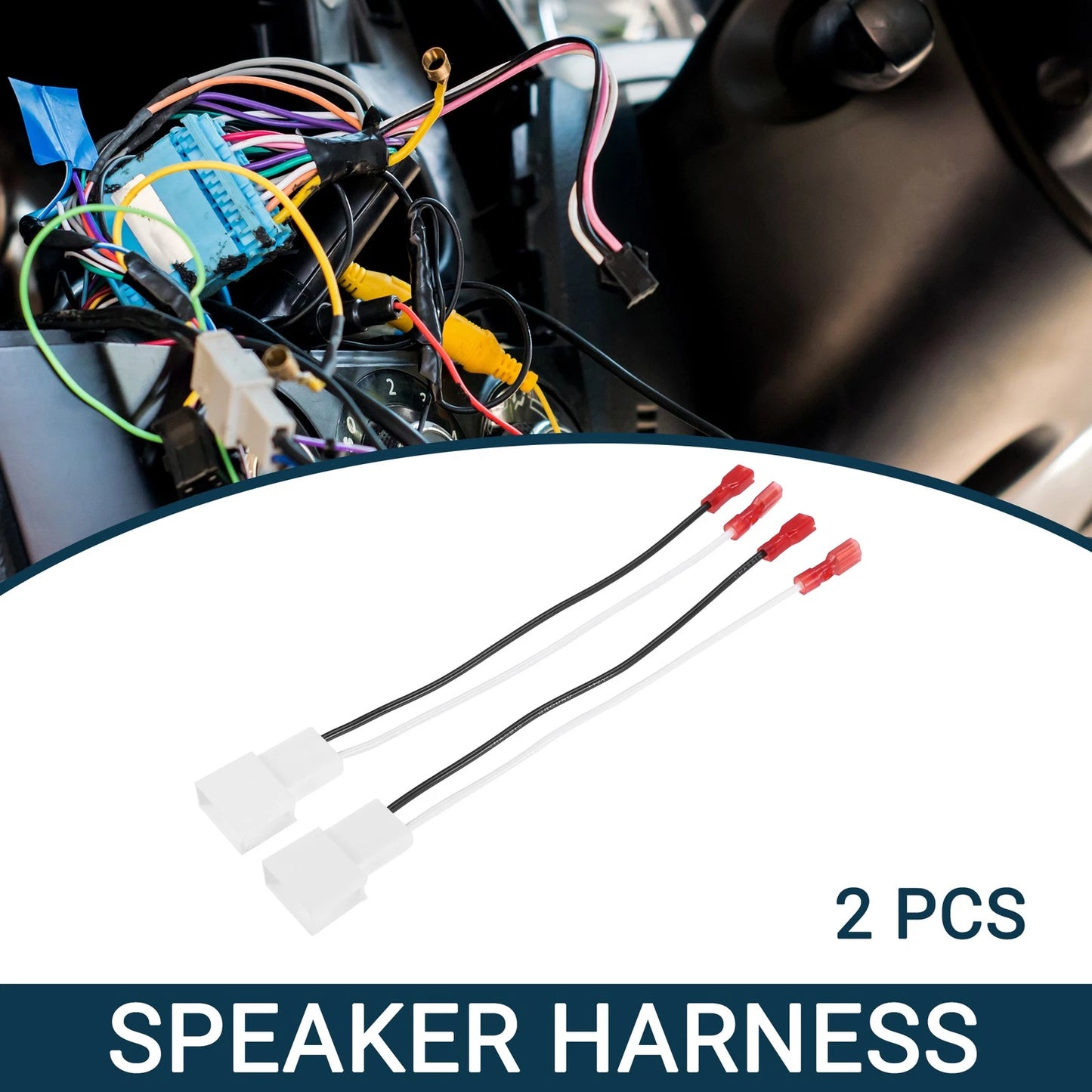 Speaker Adapter Harness for Toyota - Durable Car Speaker Replacement ()