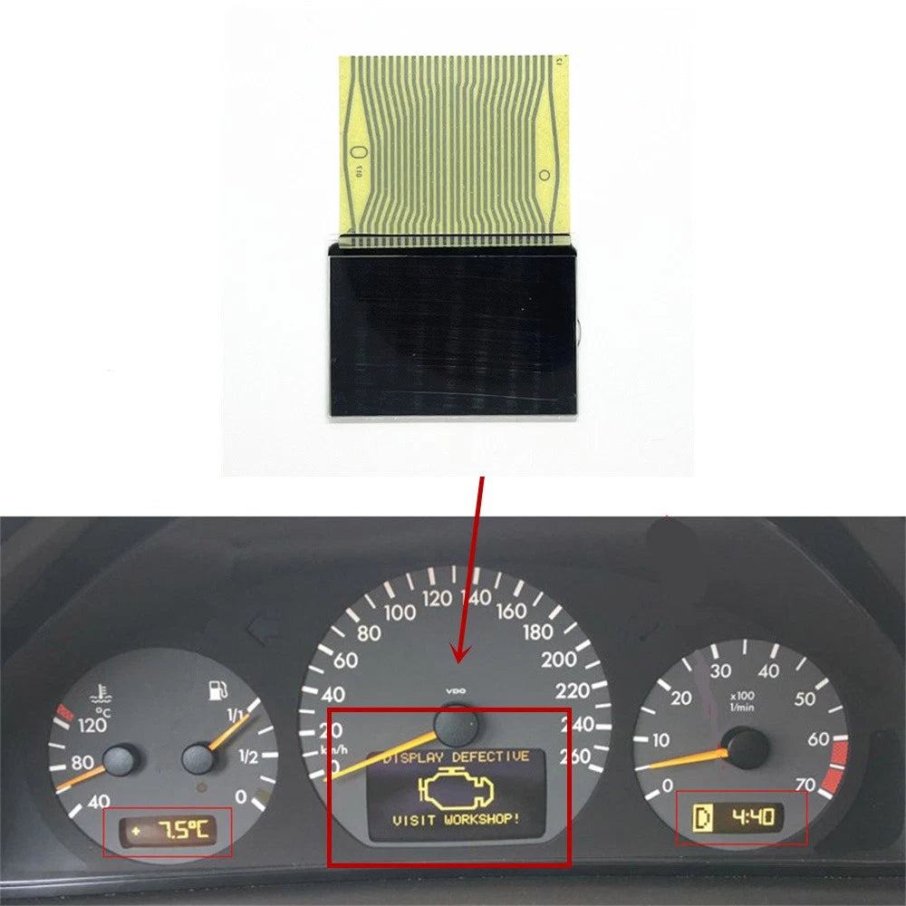 LCD Display Screen for Benz W202 W210 W208 R170 (1996-2002)