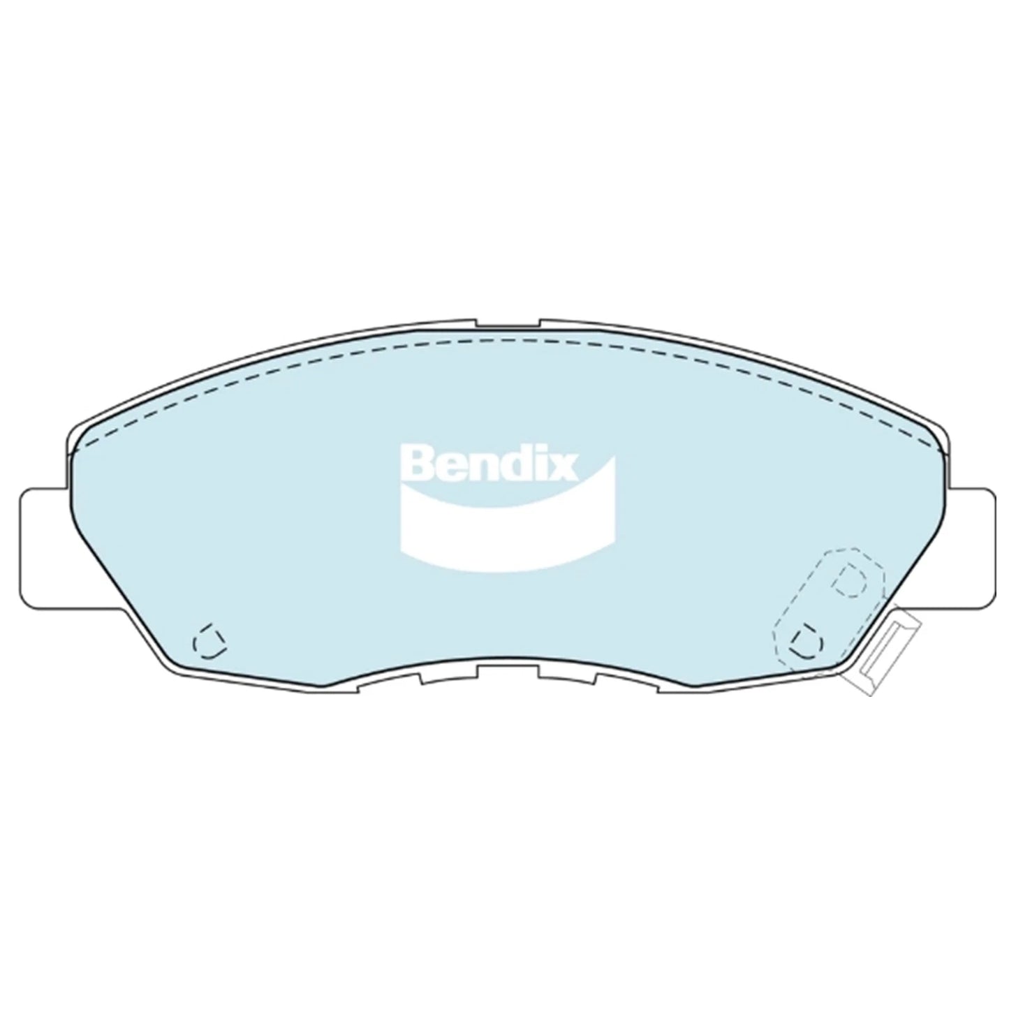 Front Disc Brake Pad Set 2.0L for Honda CR-V (1997-2001) GCT
