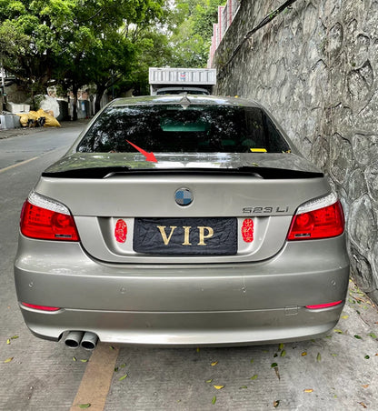 Rear M4 Style Spoiler Wing Glossy Black for BMW E60 5 Series Sedan (2003-2010)
