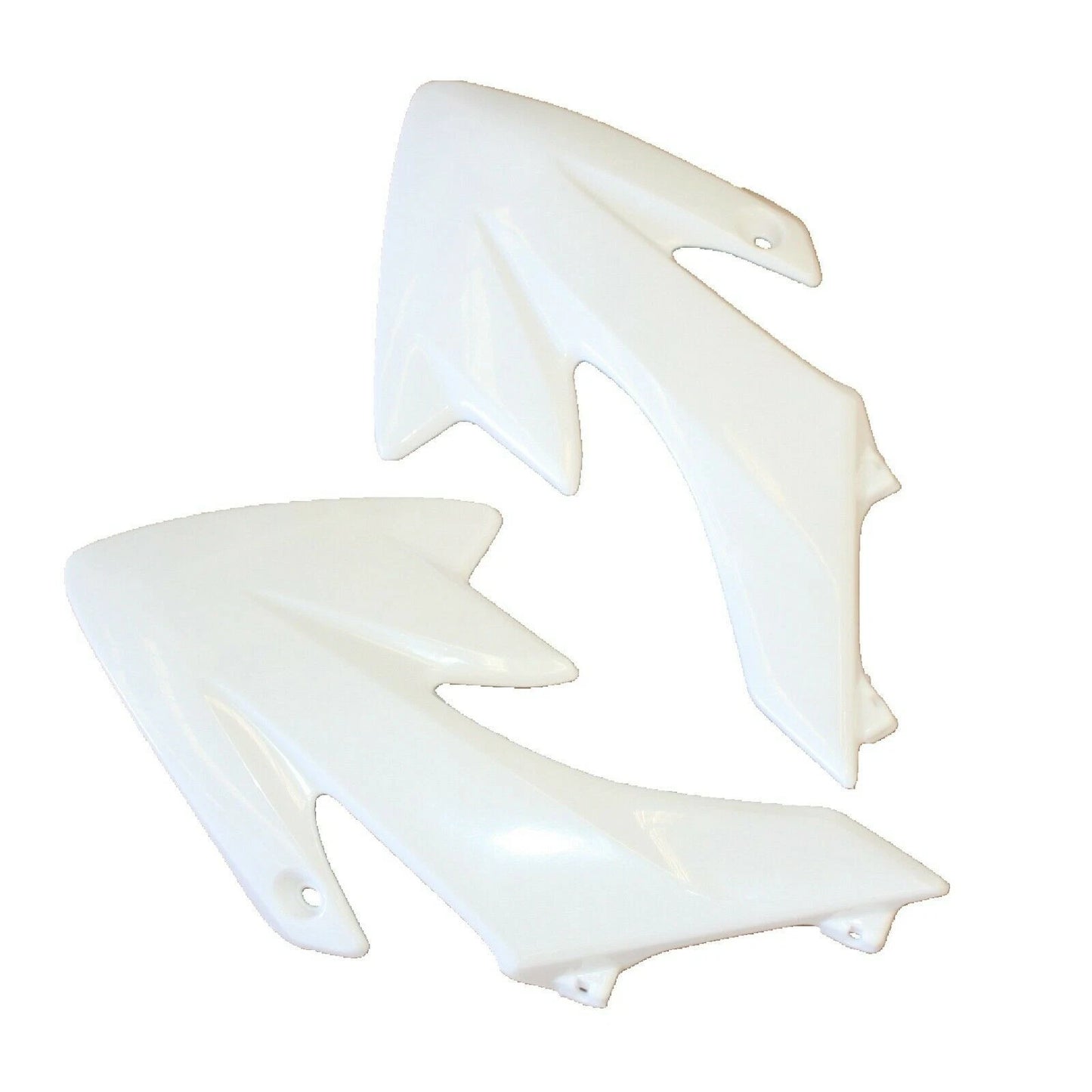 White Plastic Front Tank Side Guard Fender for CRF50 Pit Pro Dirt Bike
