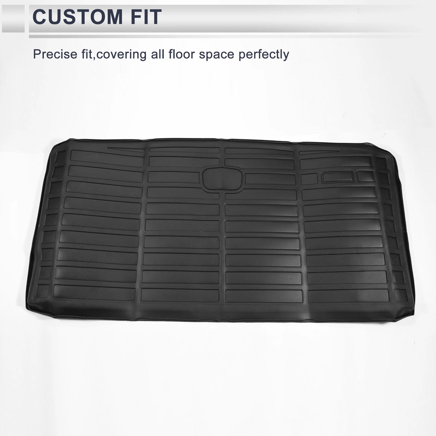 Cargo Liner Rear Trunk Mat for Jeep Wagoneer (2022-2024) Long Grid Pattern TPE