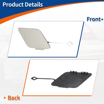 Tow Hook Cover Front Right for BMW 535i Orion Silver