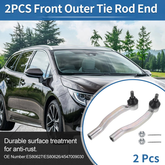 2 x Front Outer Tie Rod End Links for Toyota Sienna (2003–2010)