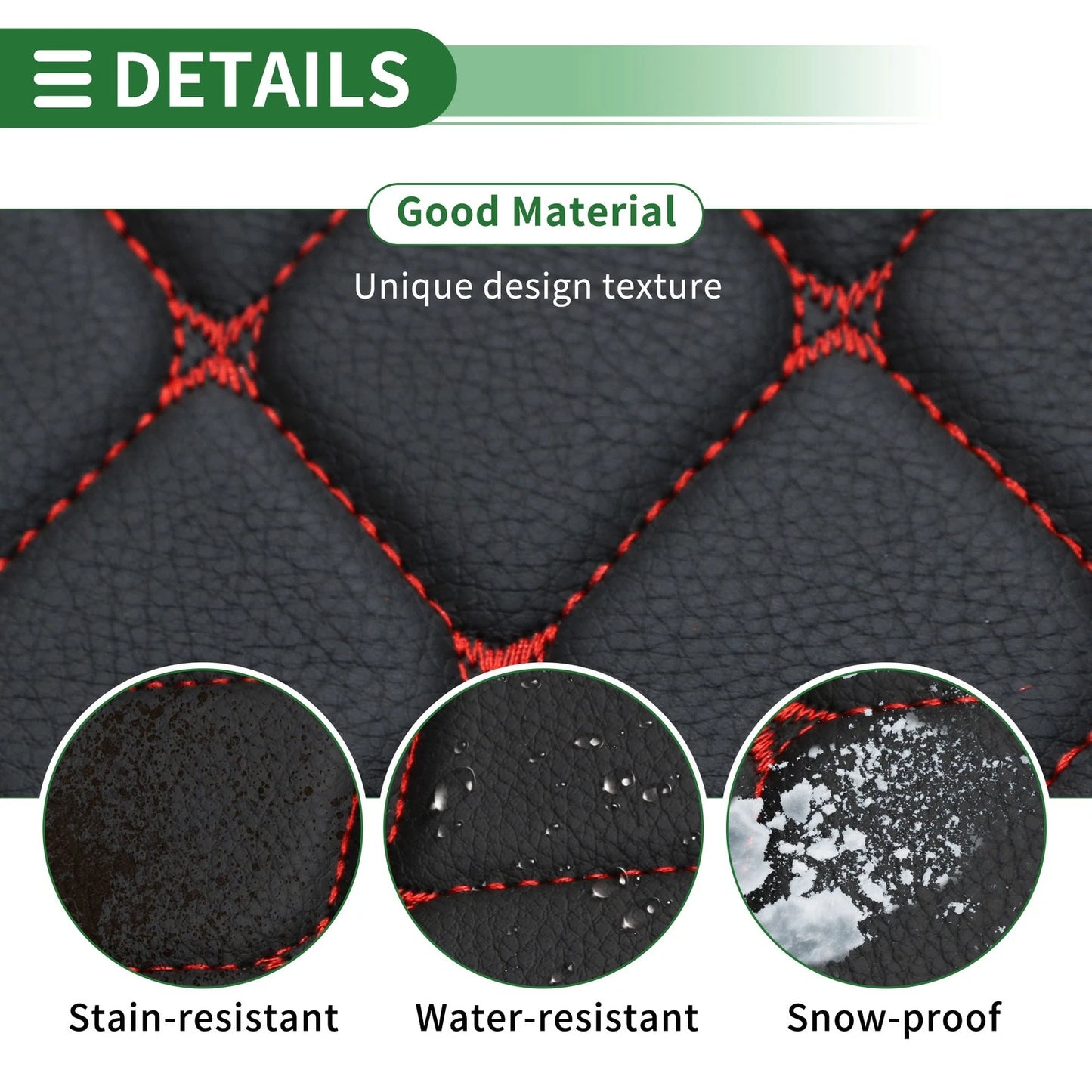 Heightened Edge Cargo Liner Trunk Mat for Honda CR-V (2002-2006) Black XPE