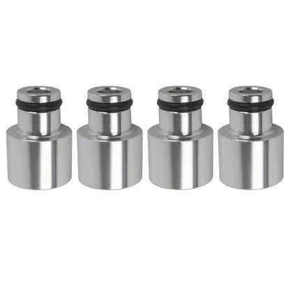 4 x Engine Fuel Injector Adapters for Honda Civic Acura B16 B18 D16Z (1996-2000)