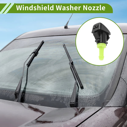 Windshield Washer Nozzle w/ Hose Connector for Chrysler