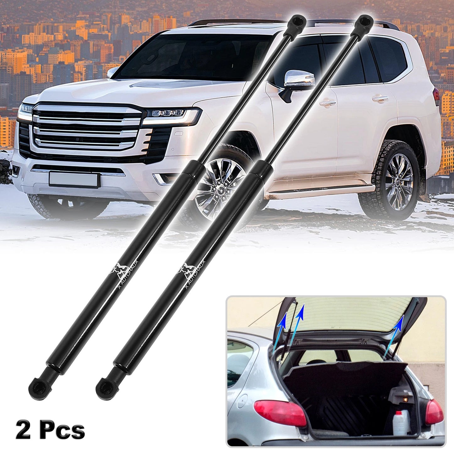 Rear Trunk Gas Struts Lift Supports for Toyota Yaris (2006-2011)