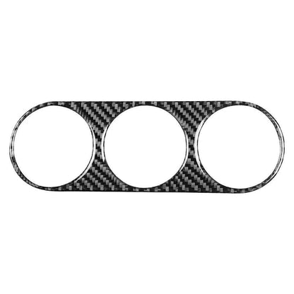 Black Carbon Fiber Air Conditioning Switch Panel Trim for Dodge Challenger (2008-2014)