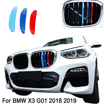 Grille Clip Cover Insert for 2018-2021 BMW X3 G01 X4 G02 Trim (2018-2021)