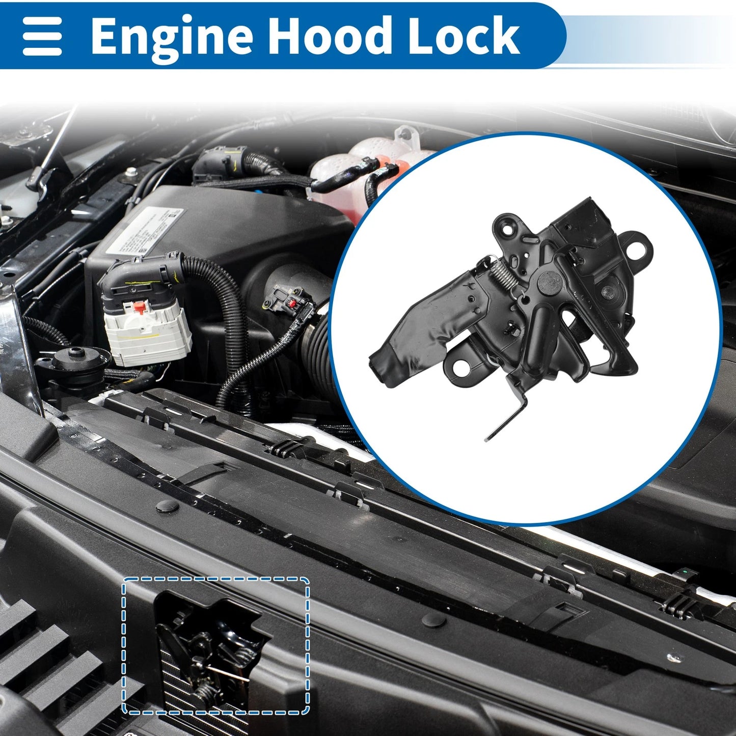 Hood Latch Assembly for Toyota Highlander (2010-2013)
