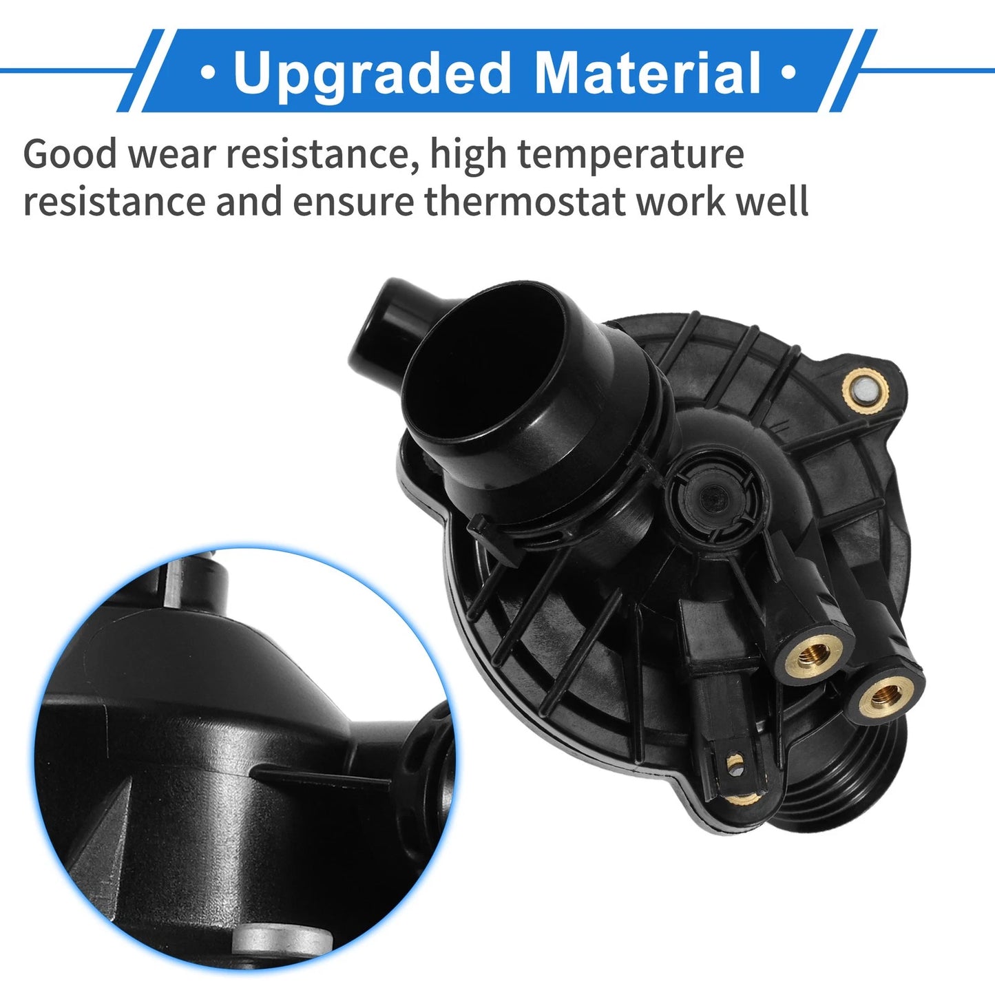Engine Coolant Thermostat Housing Assembly for BMW 328i xDrive (2009-2013)