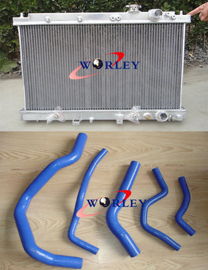 Aluminum Radiator & Hose for Honda Integra Acura DC2 B18 GSR RS LS (1994-2001)