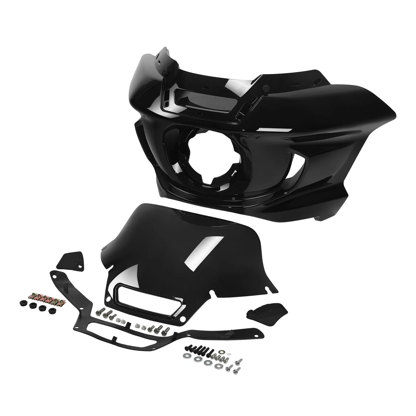 Headlight Fairings Windshield Bracket for Harley Street Bob Low Rider (18-25)