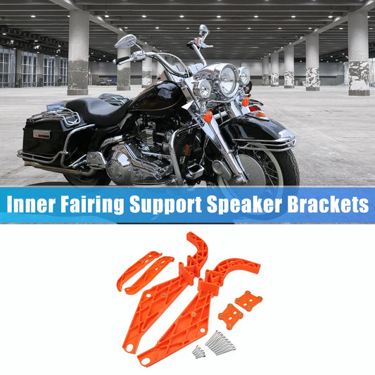 Inner Fairing Batwing Support Speaker Brackets for Harley Touring Electra