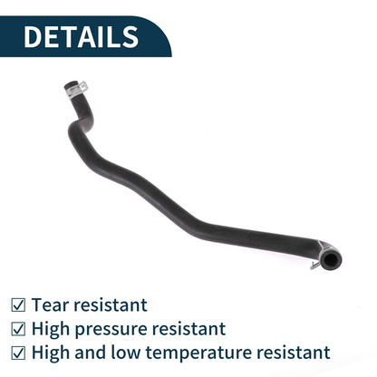 Radiator Hose Coolant Pipe for Volvo V40 (2015-2022) Rubber Black 1 Pcs