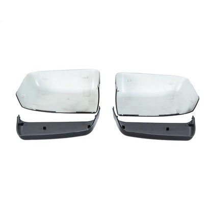 Black Rearview Tow Mirror Cap Cover for Chevy Silverado GMC Sierra (2014-2019)