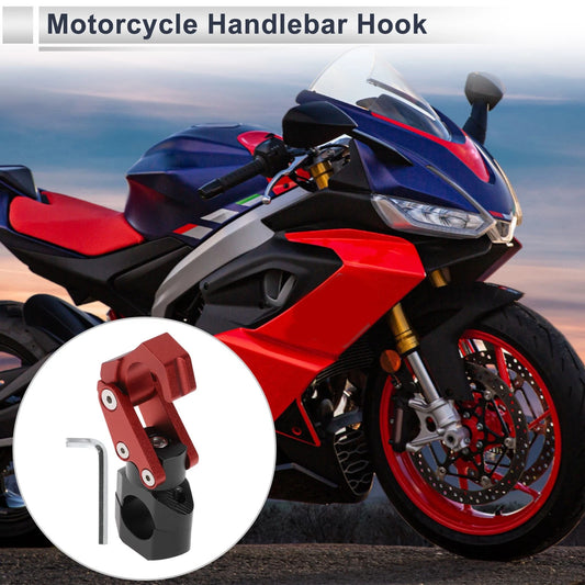 Rectangle Aluminum Alloy Hanging Hook Hexagon Wrench 1 Set Red for Motorcycle