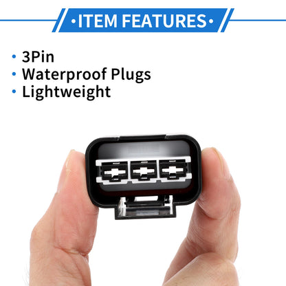 3 Pin Radiator Cooling Fan Connector Plug for Hyundai Kia