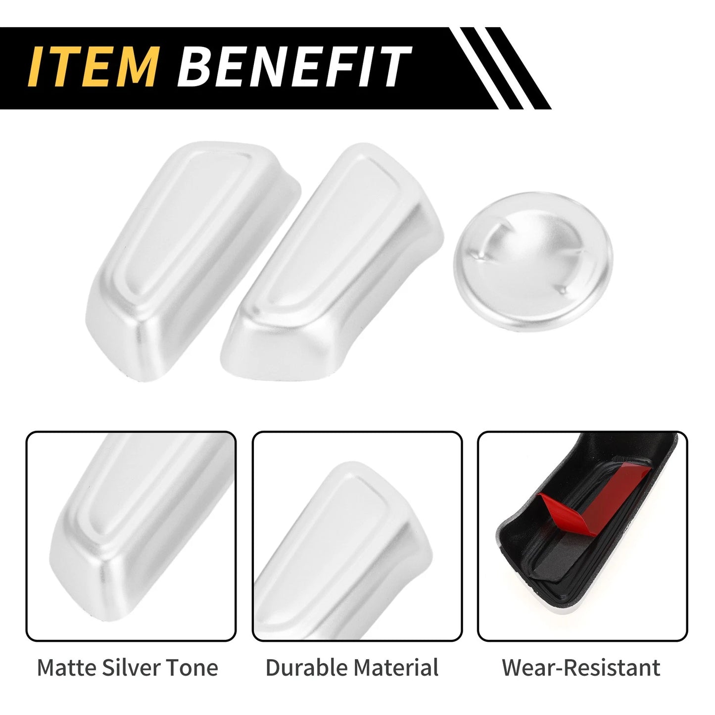 Seat Adjustment Button Cover Trim for Toyota Tundra (2022-2024)