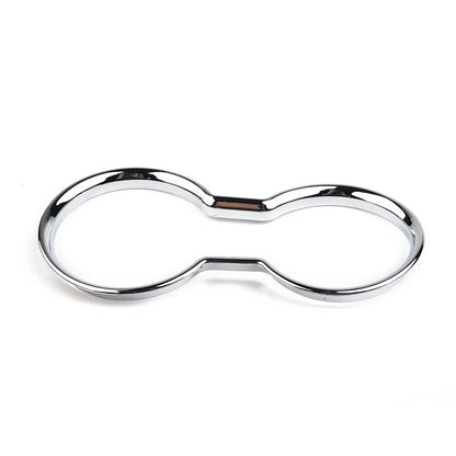 Cup Holder Trim Silver Water for Center-Chrome Console (2011–2018)