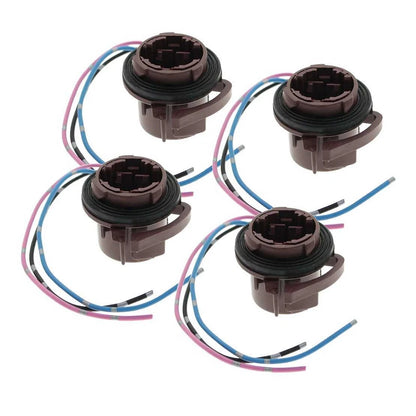 4 x Bulb Socket Brake Tail Light Harness Wire Plug Connector for 3057 3155 3157