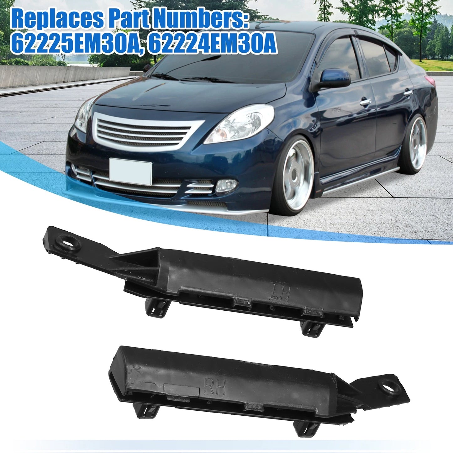 Front Bumper Mounting Support Bracket  for Nissan Versa (2007-2012)