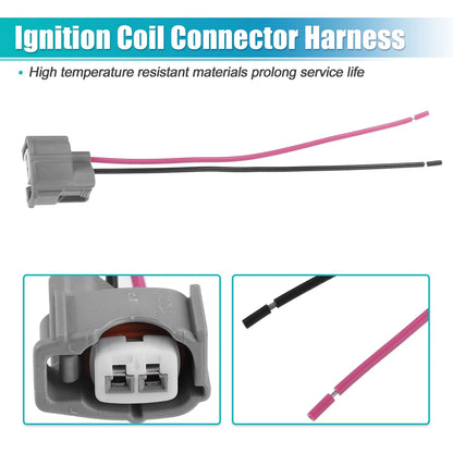 4 x Fuel Injector Connector Pigtails for Honda Accord (2003-2007)