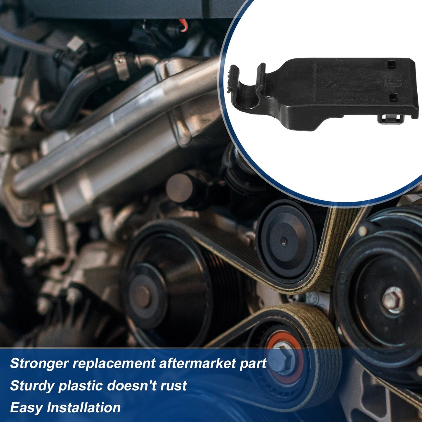 Hood Prop Rod Holders Clips for Toyota Corolla (2015-2016)