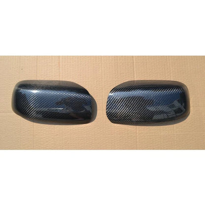 Carbon Fiber Add-on Side Mirror Cover Caps for Subaru Impreza WRX STI 2006-2007